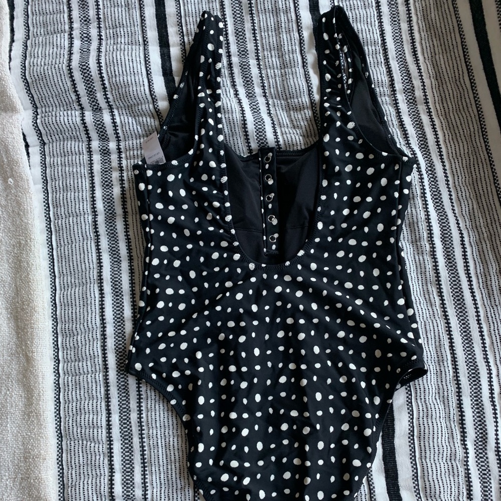 NWT and Liner Aerie one piece Henley Swimsuit